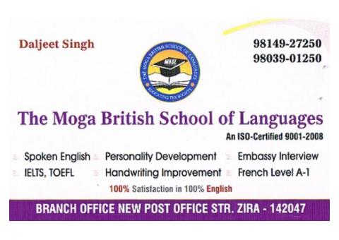 The Moga British School of Languages