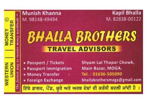 Bhalla Brothers Travel Advisors